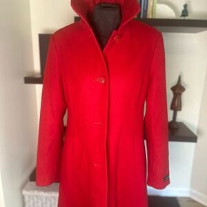 Preston & York Vibrant Red Trench Coat